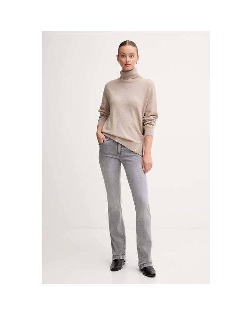 GAUDI Roll-Neck Sweater in het Natural