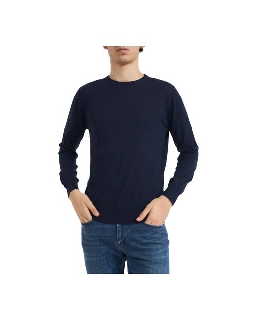 Kangra Pullover Basic in Blue für Herren