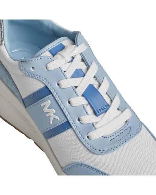 Michael Kors Blue Lässige High-Top-Sneaker Für Frauen