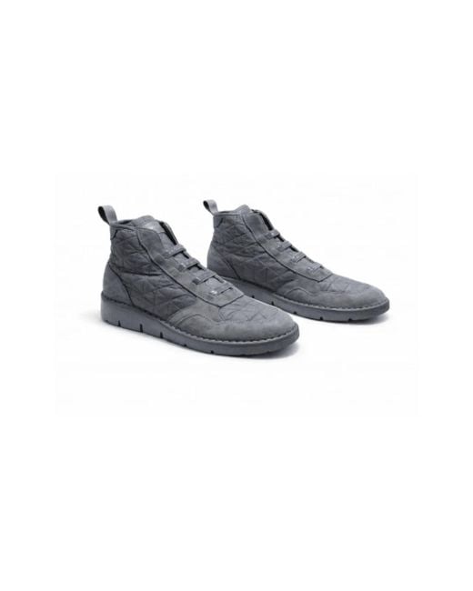 Pànchic Blue Lace-Up Boots