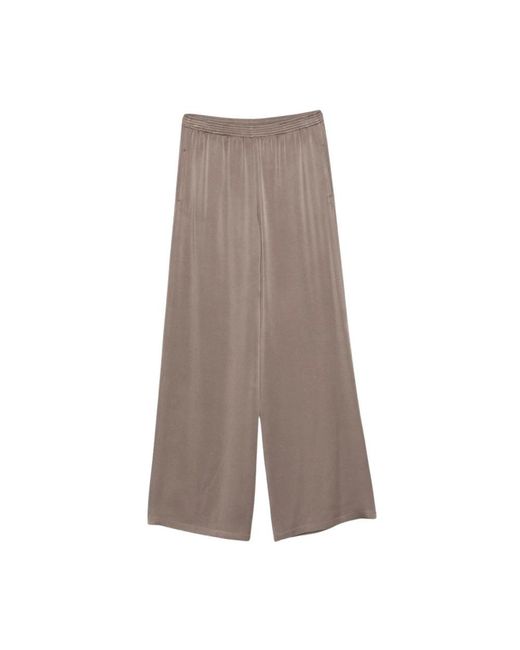 Fabiana Filippi Brown Wide Trousers