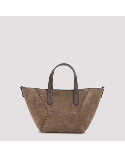 Handbags Brunello Cucinelli de color Brown