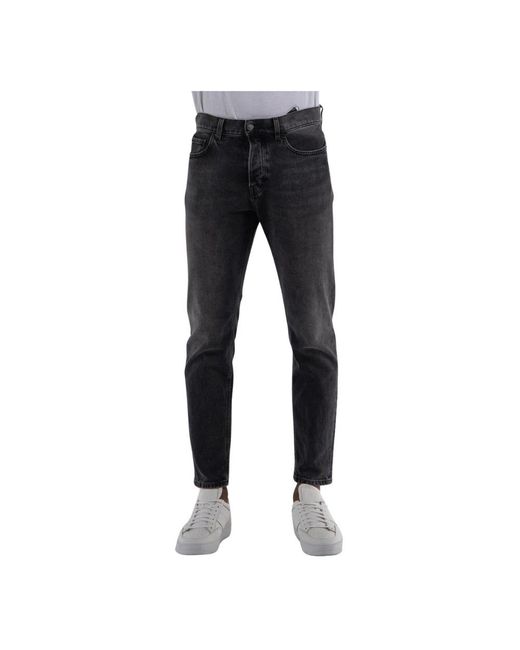 Haikure Black Slim-Fit Jeans for men