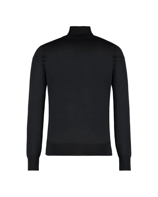 Turtlenecks Versace de hombre de color Black