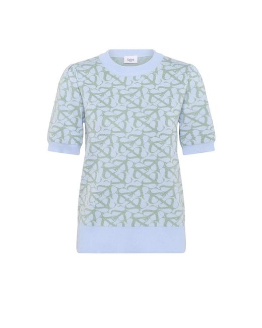 Saint Tropez Zicosz Pullover in het Blue