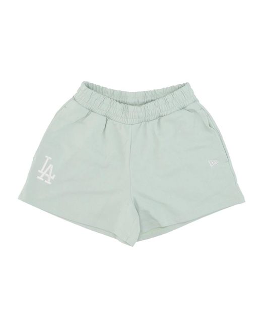 KTZ Blue Mint/white lifestyle shorts für frauen