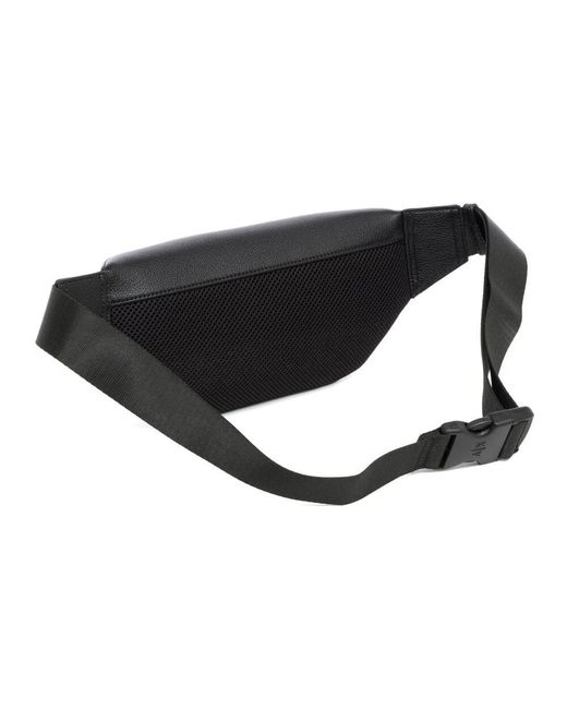 ARMANI EXCHANGE Black Belt Bags for men