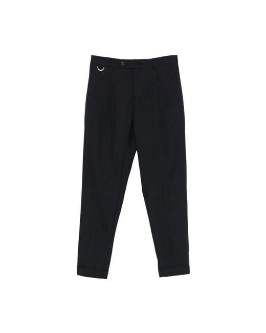Low Brand Black Straight Trousers for men