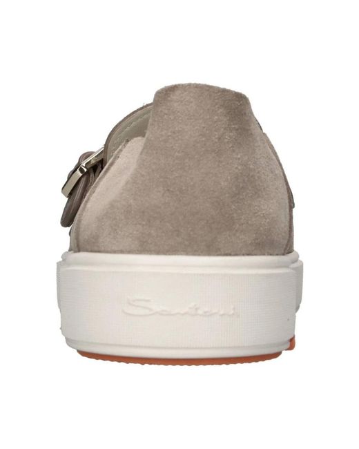 Santoni Natural Loafers for men