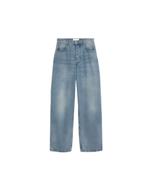 AMI Blue Loose Fit Jeans for men
