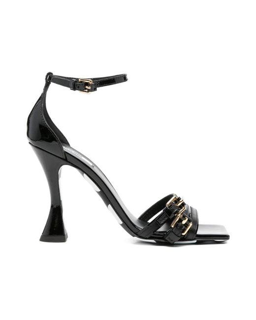 Moschino Black High Heel Sandals