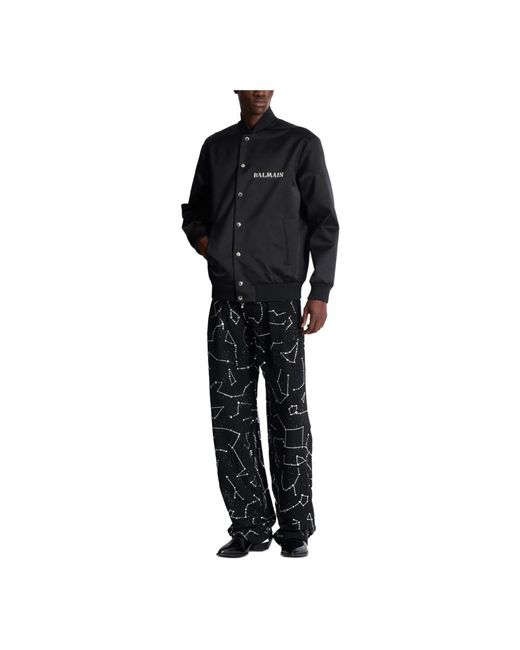 Bomber Jackets Balmain de hombre de color Black