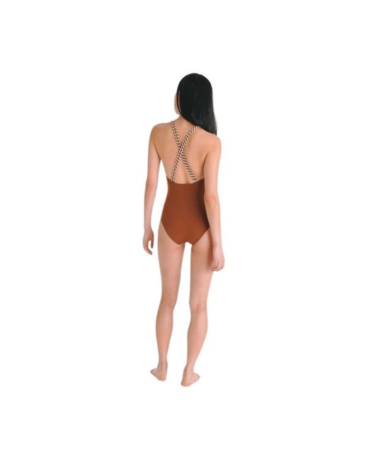 One-Piece Eres en coloris Brown
