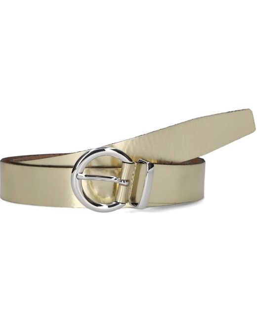 Notre-v Accessoires ,Leer Stijlvolle Leren Riem in het Natural