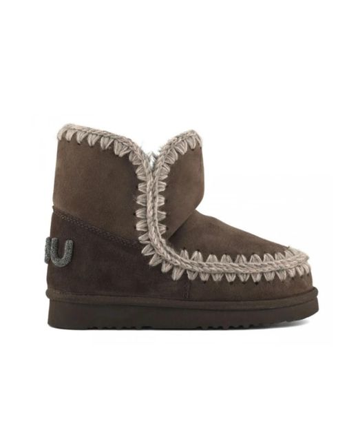 Mou Brown Winter Boots