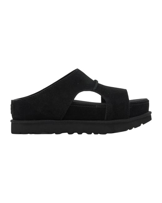 Ugg Black Sliders