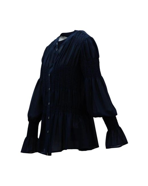 High Blue Blouses
