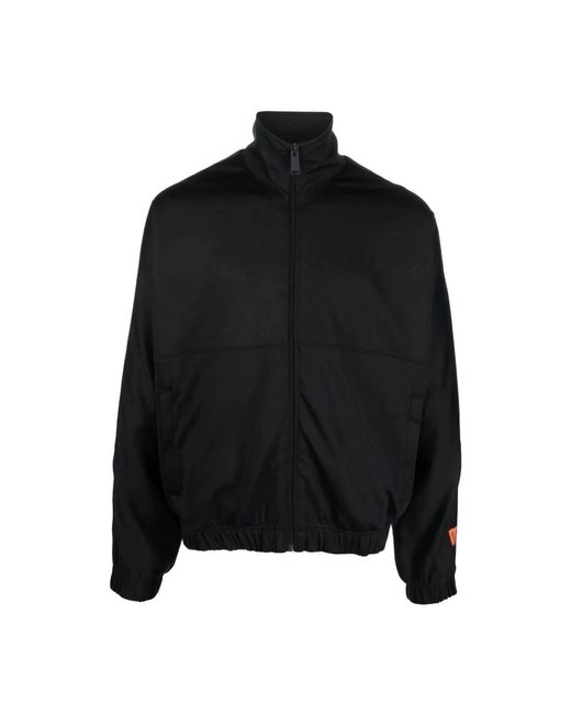 Heron Preston Jassen ,Zwart ,Katoen Zip-Through Jacket in het Black voor heren