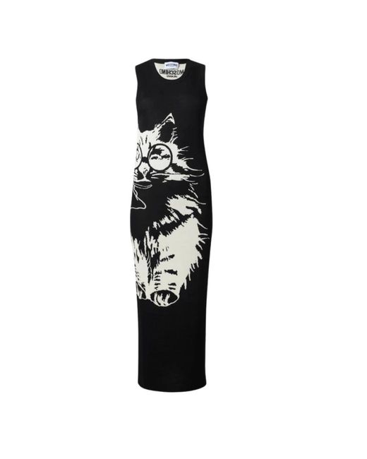 Moschino Black Knitted Dresses