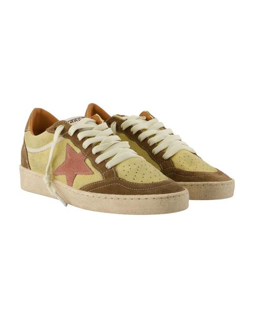 Golden Goose Deluxe Brand Brown Sneakers