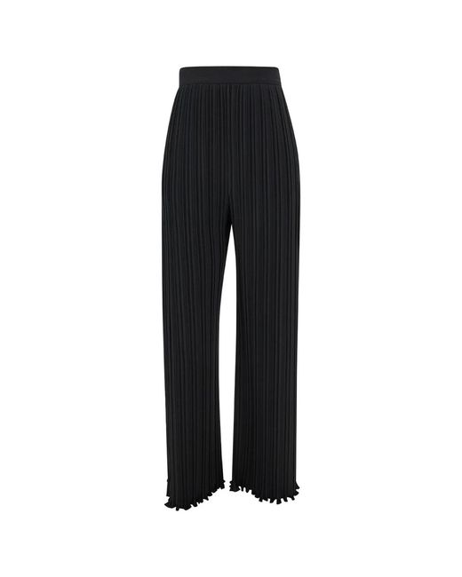 Wide trousers Lanvin de color Black