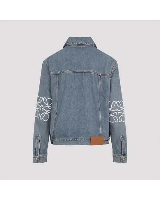 Loewe Blue Denim Jackets for men