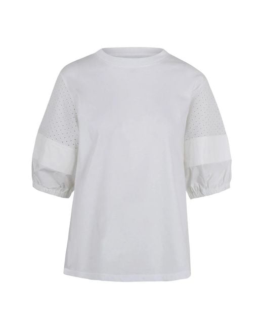 Moncler White T-Shirts
