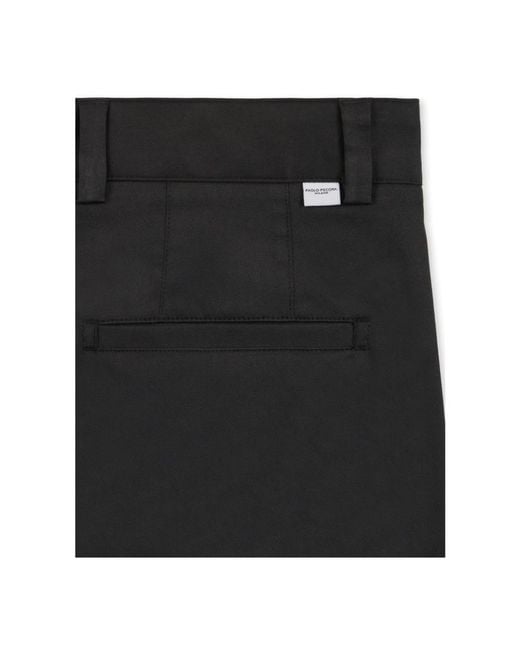 Paolo Pecora Black Suit Trousers for men