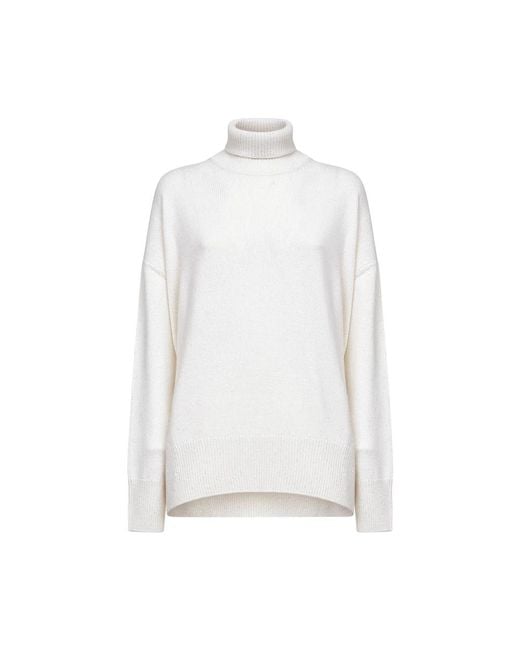 Brunello Cucinelli Cashmere Knitwear in het White