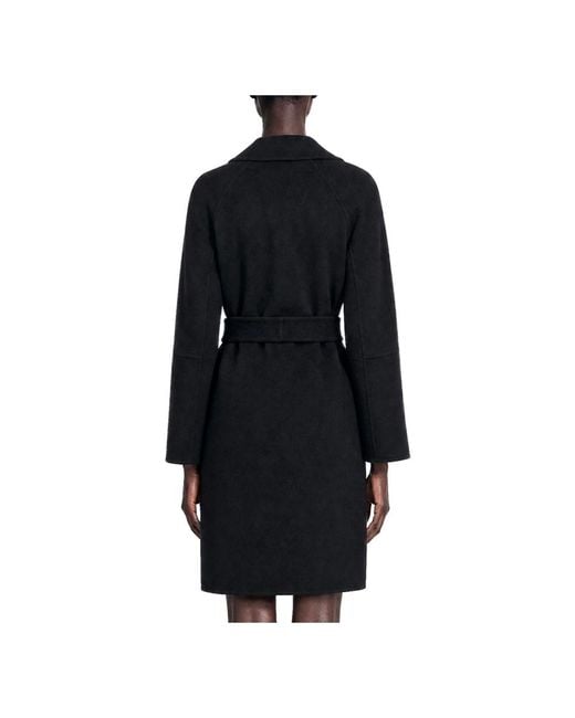 Max Mara Blue Belted Coats