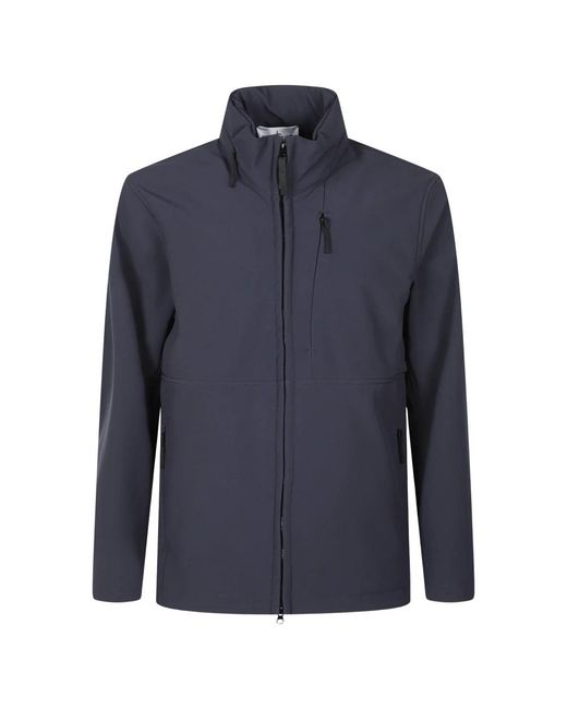 Stone Island Blue Light Jackets for men