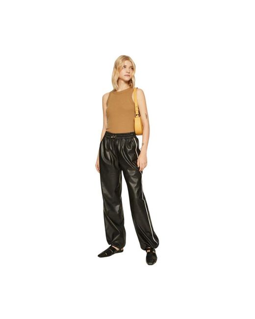 Wide Trousers Liu Jo de color Black