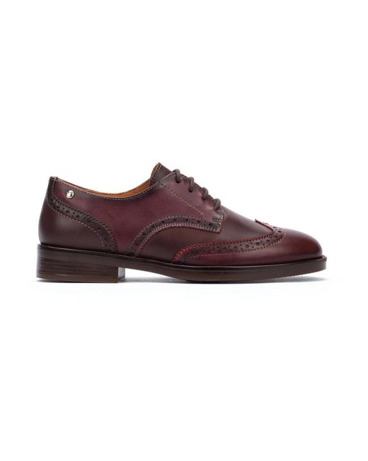 Pikolinos Red Bequemer schnürschuh in rot
