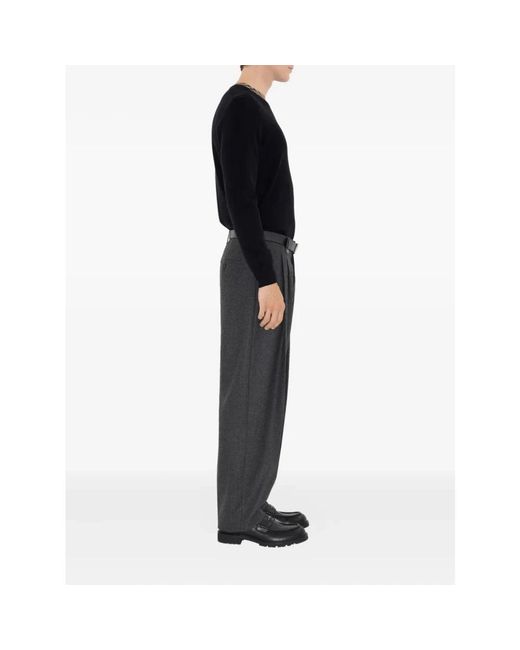 Burberry Blue Round-Neck Knitwear for men