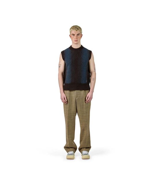 Philippe Model Blue Sleeveless Jumpers for men