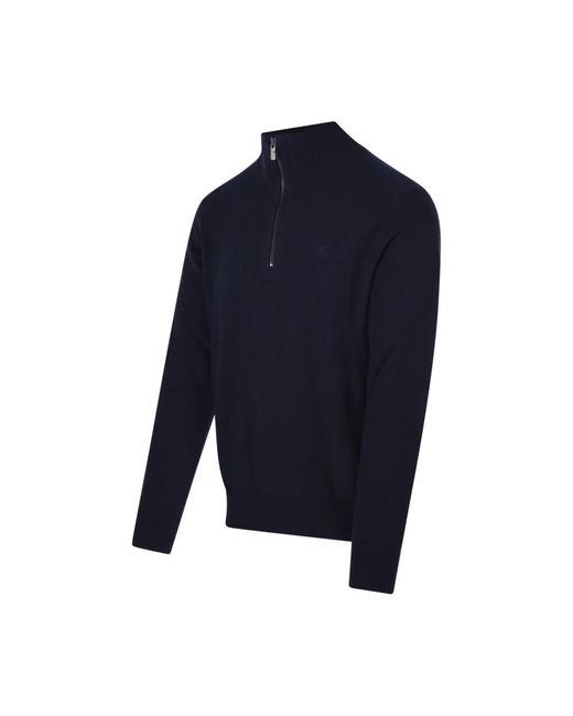 Burberry Blue Cashmere Knitwear for men