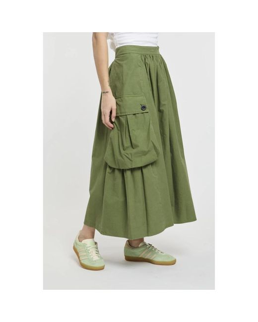 Skirts > midi skirts Department 5 en coloris Green