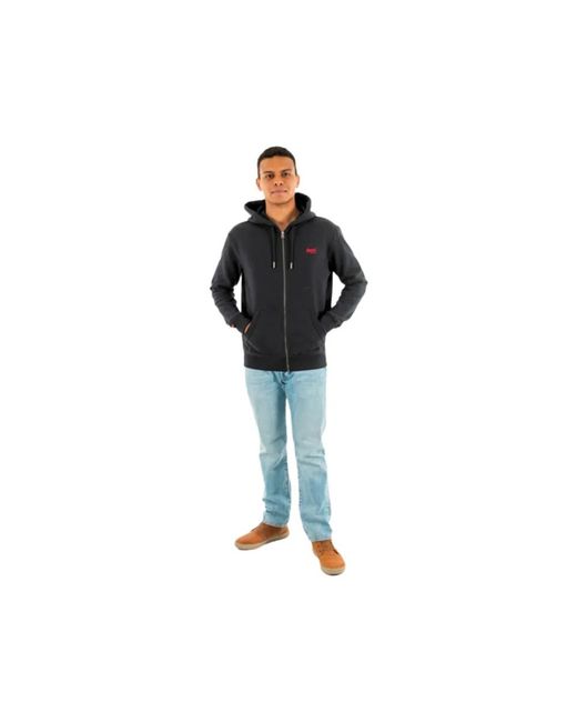 Zip-Throughs Superdry de hombre de color Black