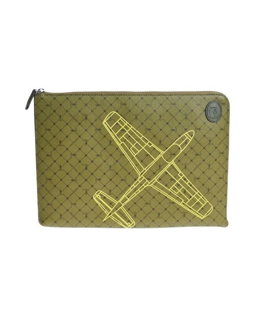 Trussardi Green Bags for men