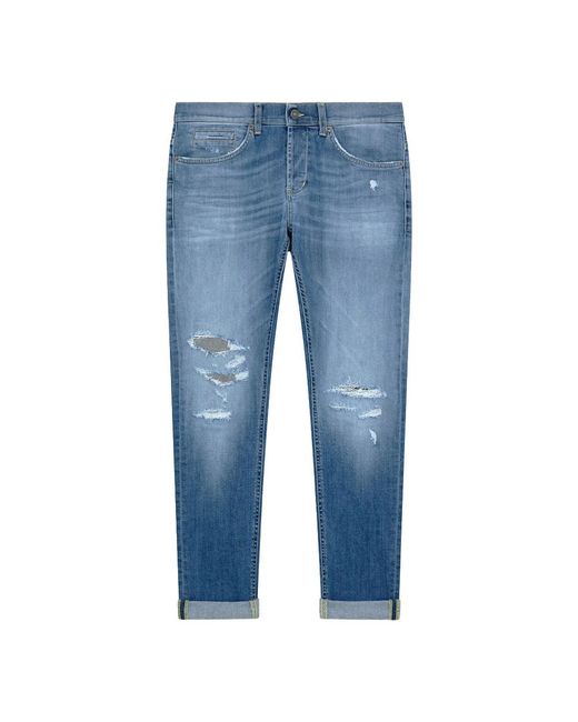 Dondup Blue Slim Fit Jeans for men