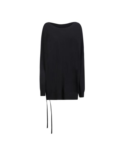 Ann Demeulemeester Truien & Vesten ,Zwart ,Wol Hendrika Trui in het Black