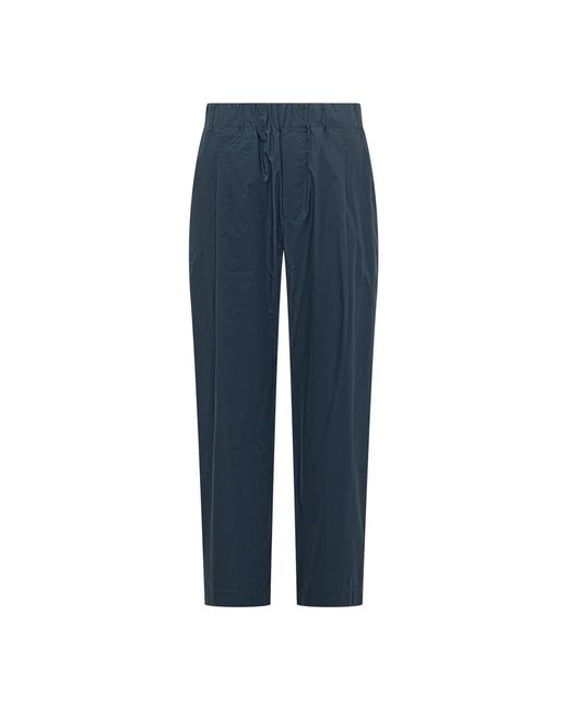 A PAPER KID Blue Cropped Trousers for men