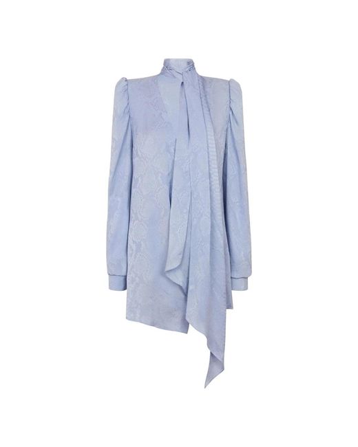 Balmain Blue Short Dresses