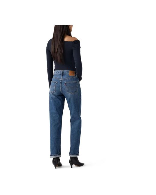 Levi's Jeans ,Blauw ,Katoen 501 '90S Selvedge Jeans in het Blue