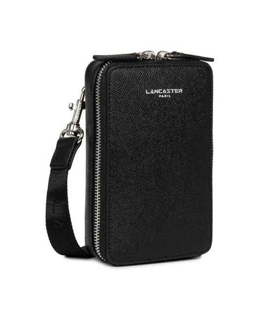 Lancaster Black Cross Body Messenger for men