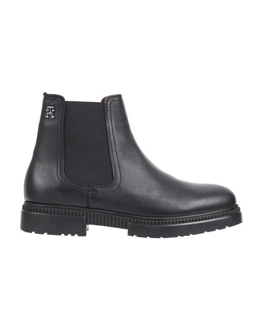 Chelsea Boots Tommy Hilfiger de hombre de color Black