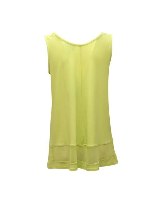 Joseph Ribkoff Green Sleeveless Tops