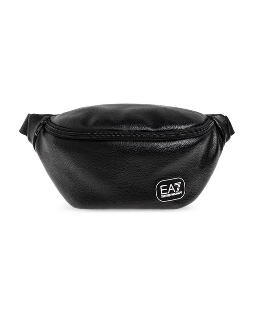 EA7 Black Tasche Mit Print-Logo