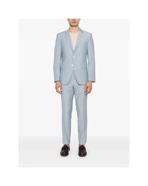 Single Breasted Suits HUGO de hombre de color Blue