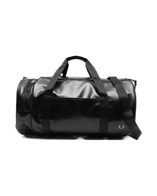 Fred Perry Tonal Large Barrel Tasche in Black für Herren